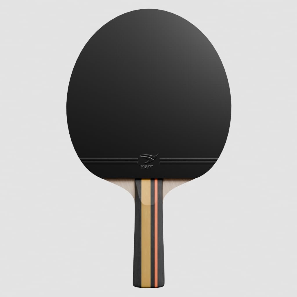 YAIT Rally Table Tennis Racket | 7 Ply Wood Bat | 1.8mm Sponge | Indoor/Outdoor Play | High Spin Ping Pong Paddle with PP Box for Beginners & Intermediate Players | Table Tennis Racquet
