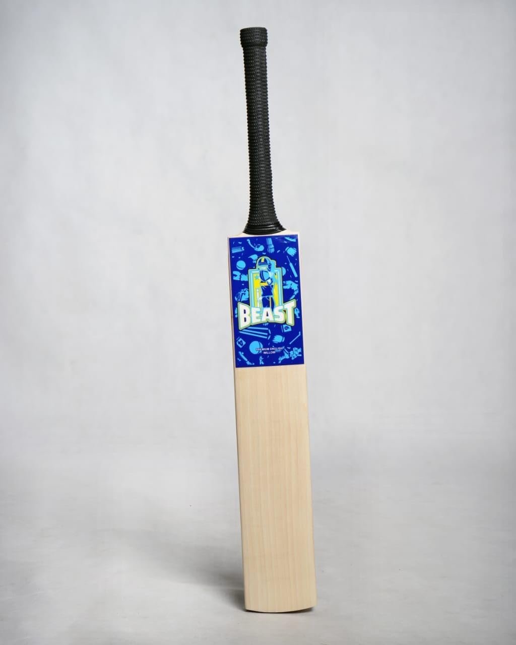 BEAST CRICKET Willow Wood Cricket Bat for Power & Durability – Cricket Bat Wooden with Strong Bat Wood Construction | Ideal Cricket Equipment for Practice, Training & Professional Matches