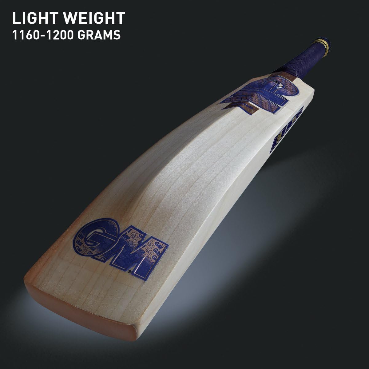 GM Brava Maxi English Willow Cricket Bat for Mens, Size - Mens