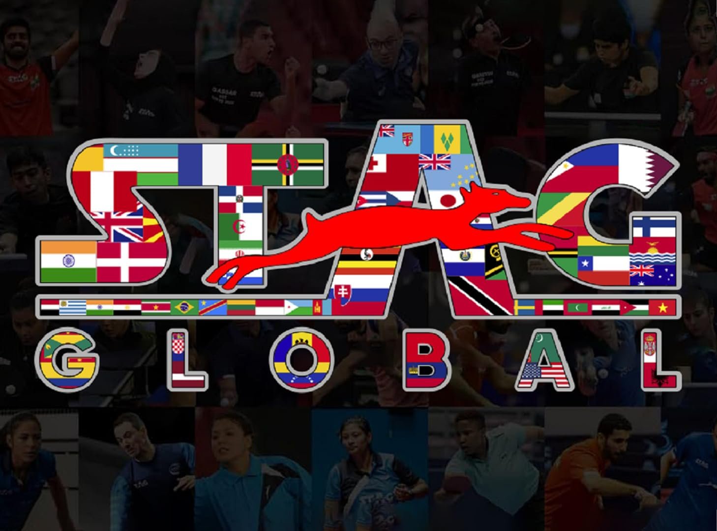 STAG GLOBAL Series 1 Table Tennis Racket | Speed 50, Spin 70, Control 97 | Lightweight Paddle | Ergonomic Handle & Grip | Funplay & Beginners | Ideal for Starter, Beginner