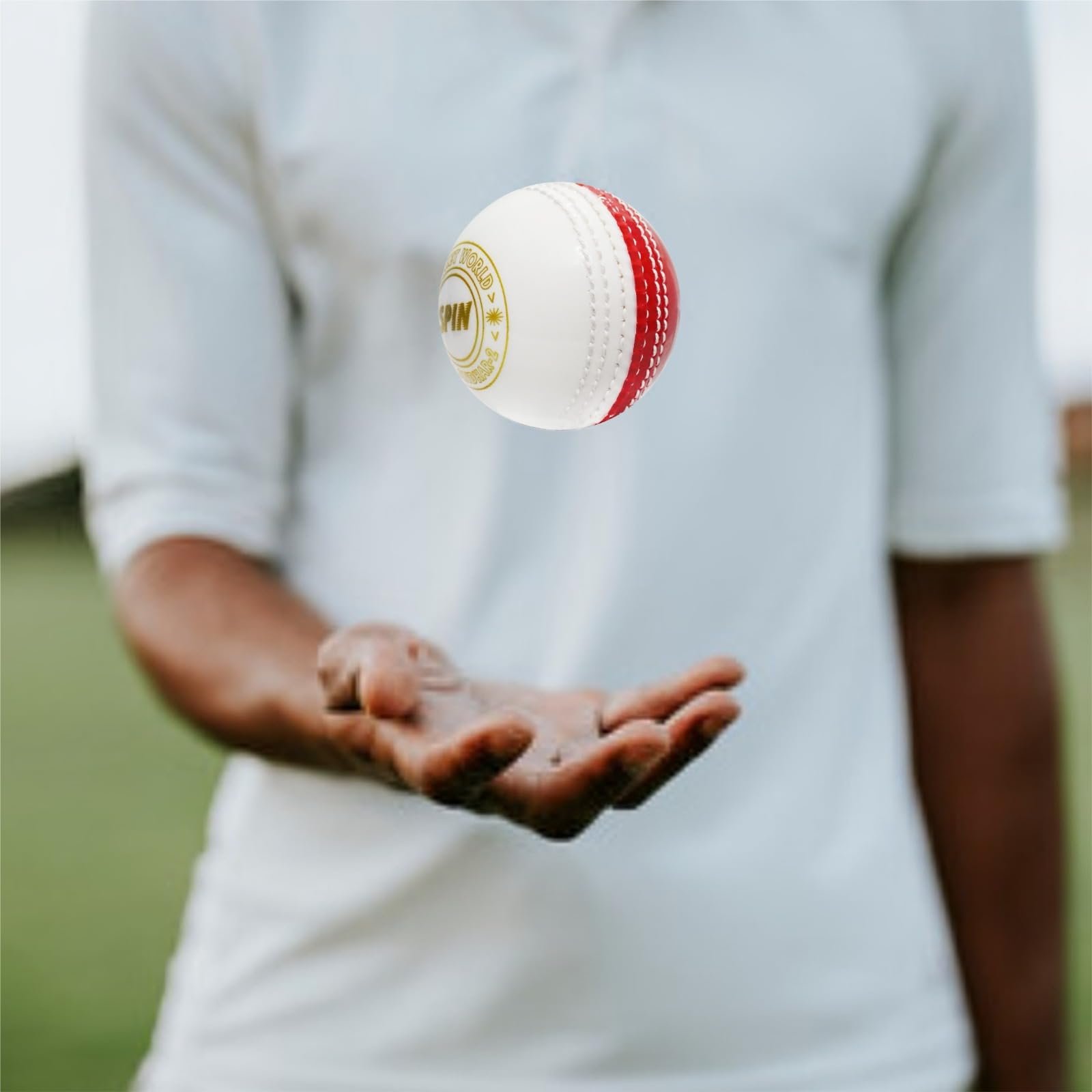 CW Spin Red Cricket Ball Water Proof |Practice Training Light Weight 115 Grams |Pack of 2