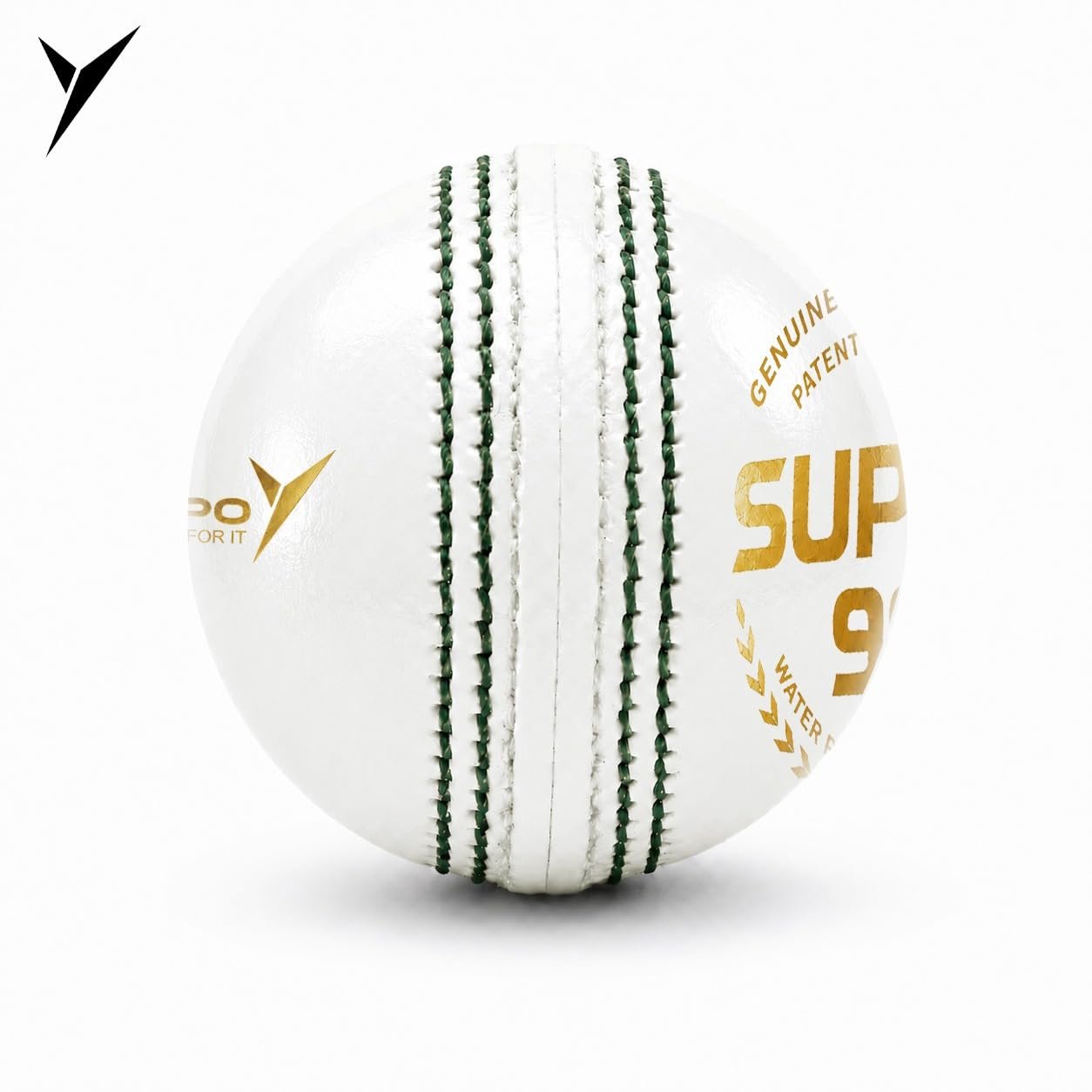 jaspo Super-90 Leatherette Cricket Ball for Outdoor Play | PU Core | Hand Stitched Finish | Suitable for Cricket Matches & Net Practice | Water Resistance Ball | 150 g