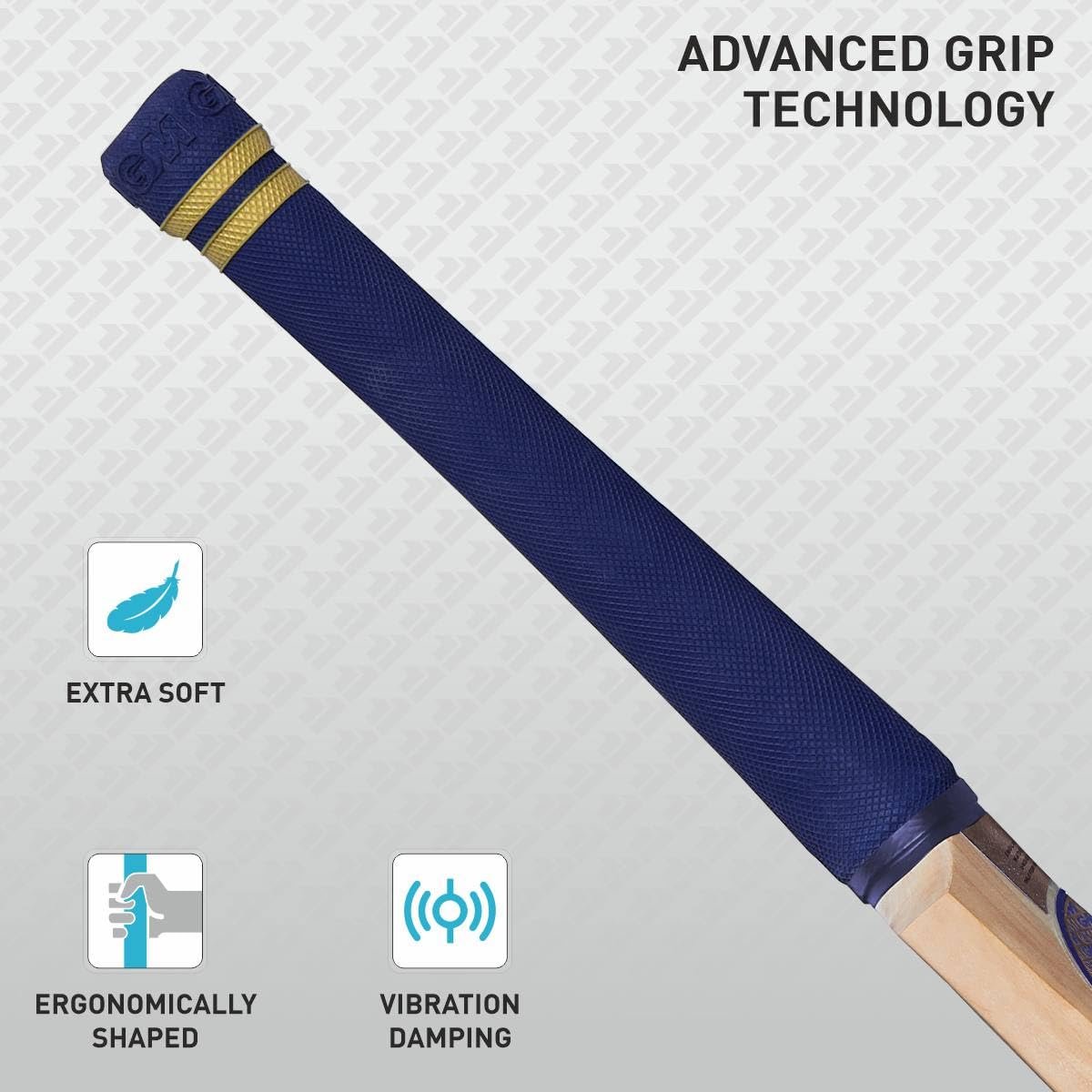 GM Brava Maxi English Willow Cricket Bat for Mens, Size - Mens