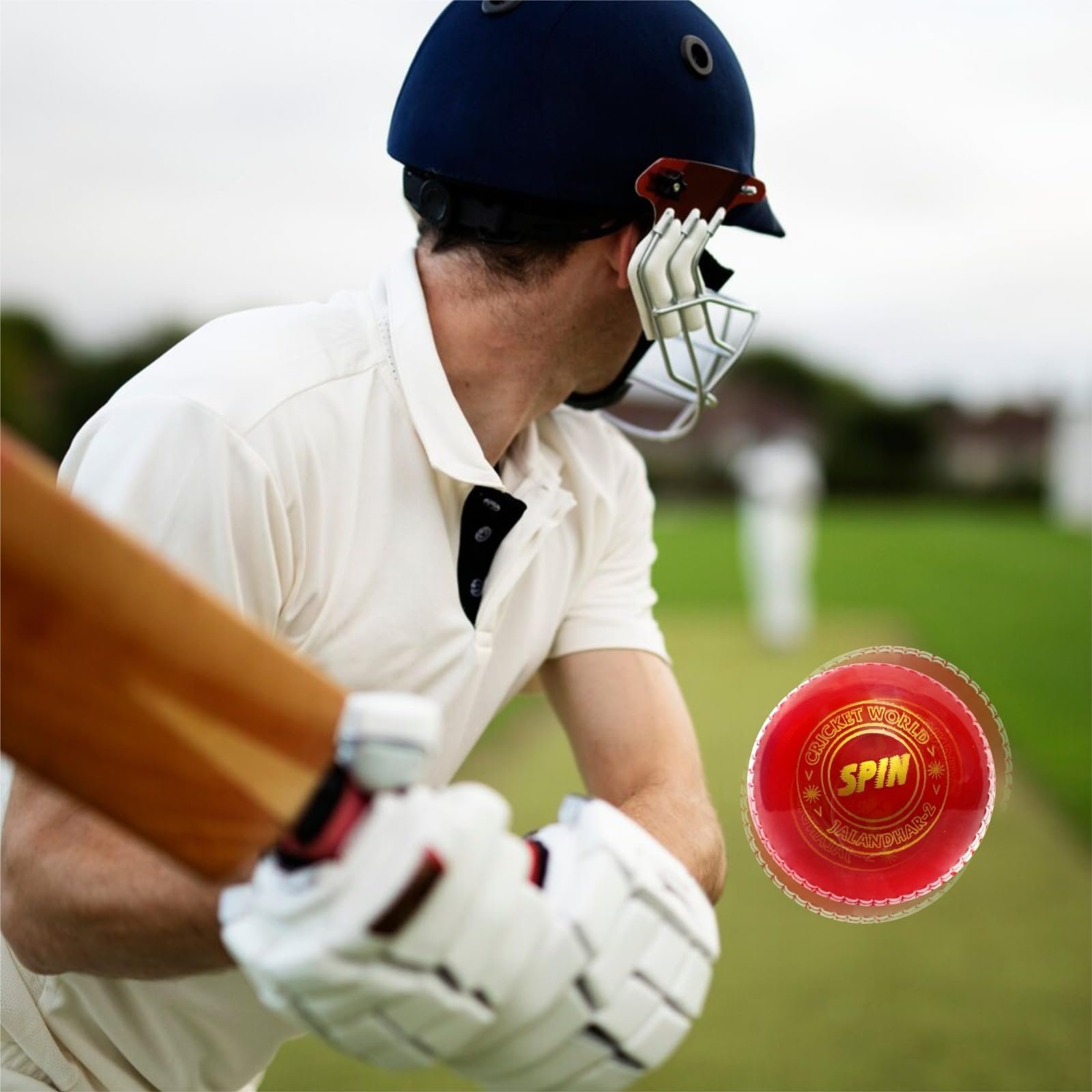 CW Poly Soft Water Proof || Poly Soft Spin || Cricket Ball Set (Red)-Pack of 3