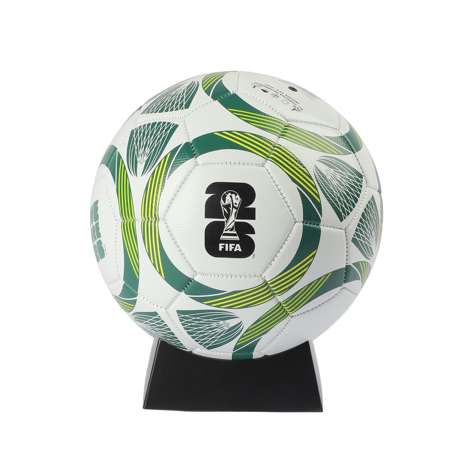 Hamleys Football Size 5 Synthetic Leather 32 Panel Match Ball White Green