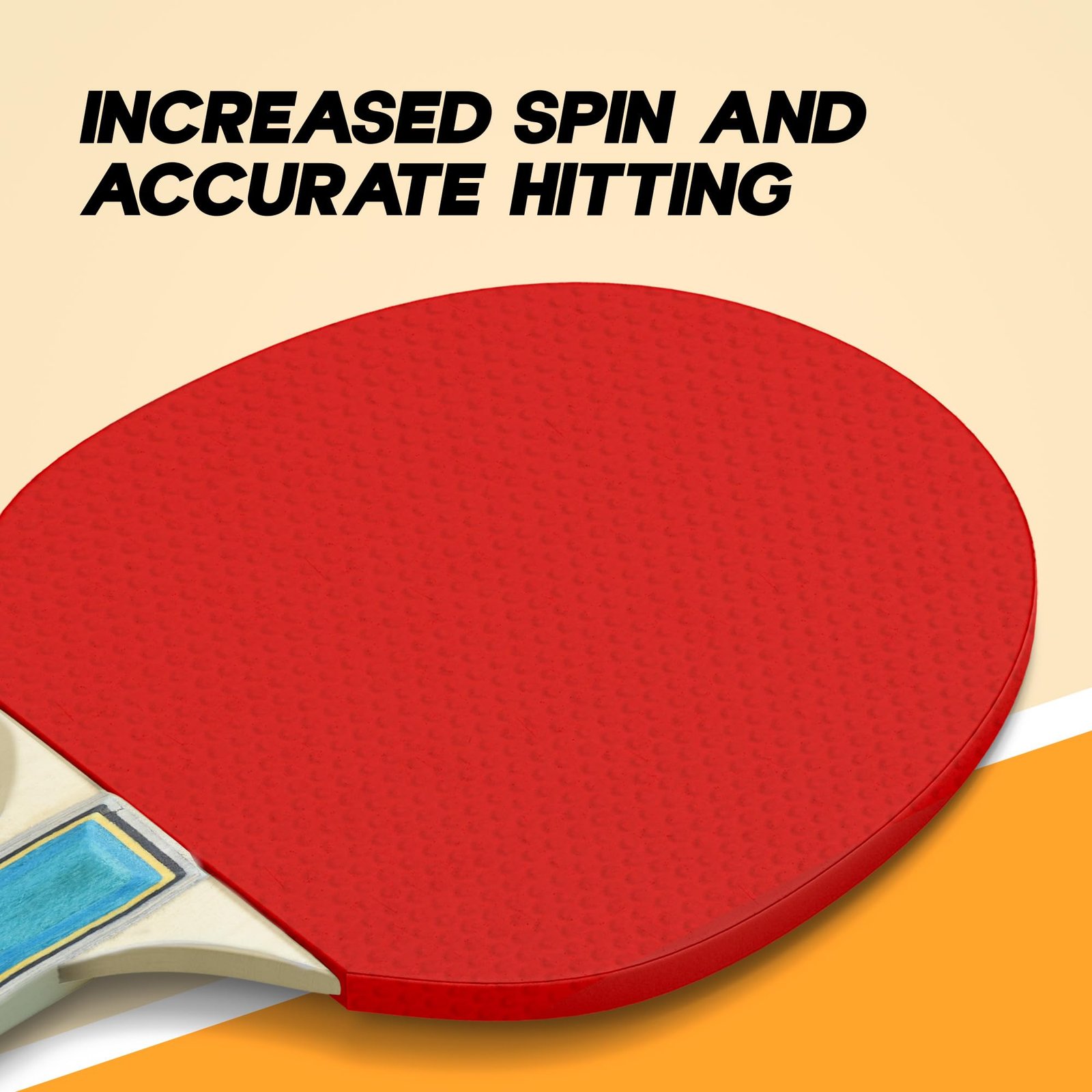 Konex Table Tennis Racket Set | 2 Durable Bats & 3 Balls | Lightweight Non-Slip Handles | Guaranteed