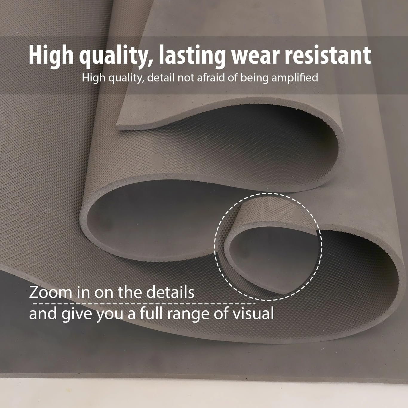 Zenfit Pro Yoga Mat for Women & Men | High Density TPE Yoga Mat with 6mm Cushion | Non-Toxic, Sweat-Resistant & Double Sided Anti-Slip Exercise Mat | Lightweight & Portable with Carry Bag (Grey)