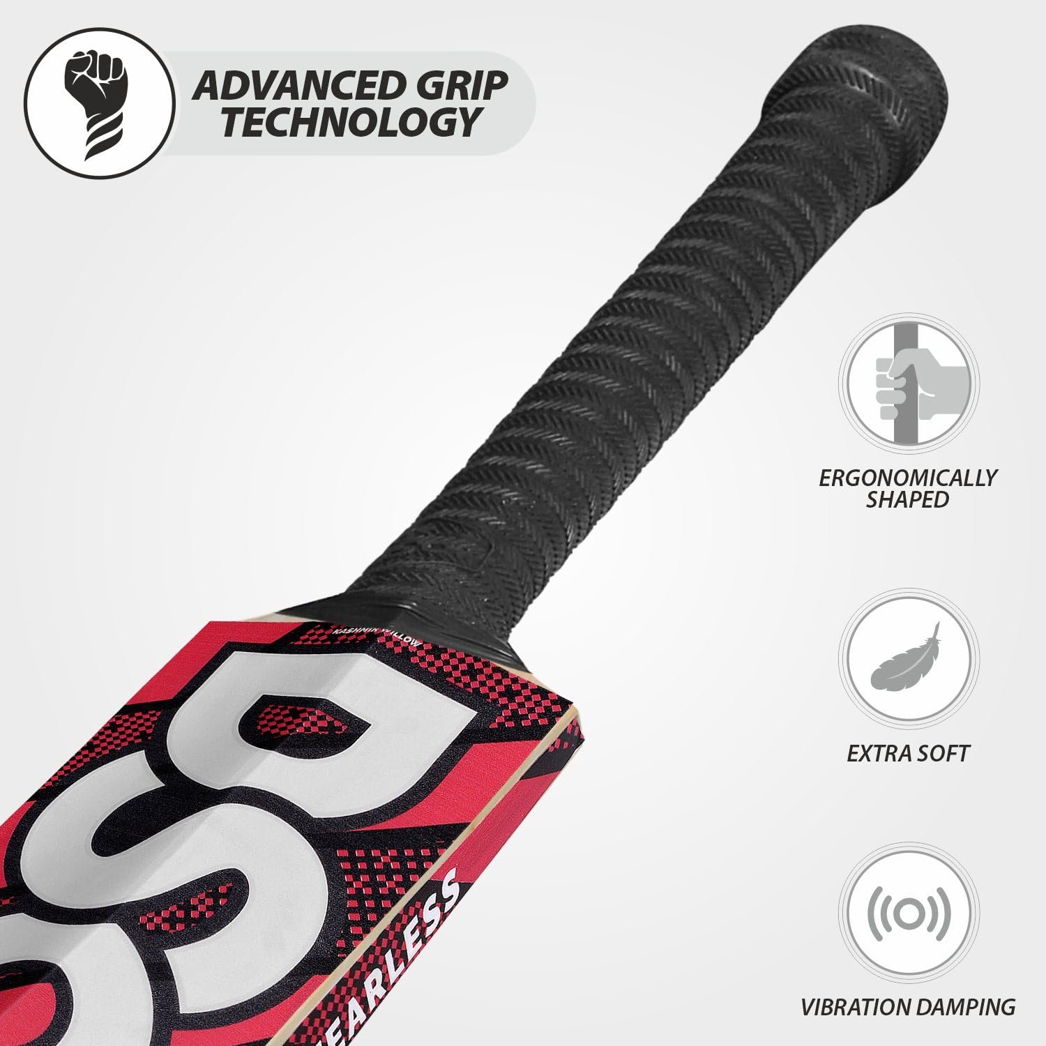 DSC Intense Clout Kashmir Willow Cricket Bat Short Handle Mens