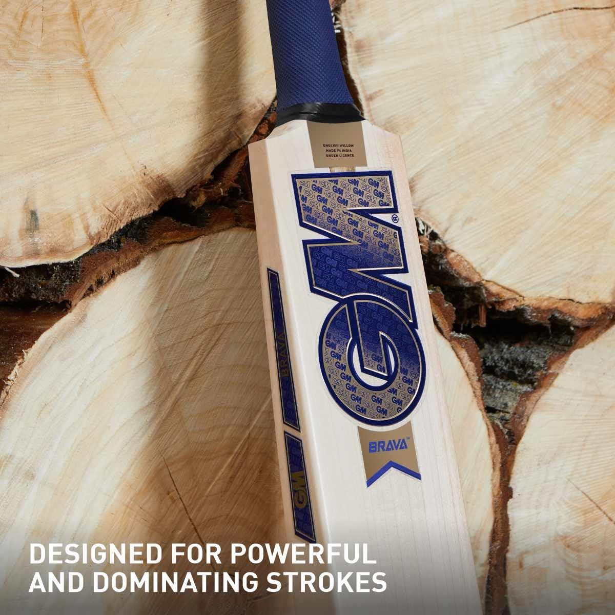 GM Brava Maxi English Willow Cricket Bat for Mens, Size - Mens