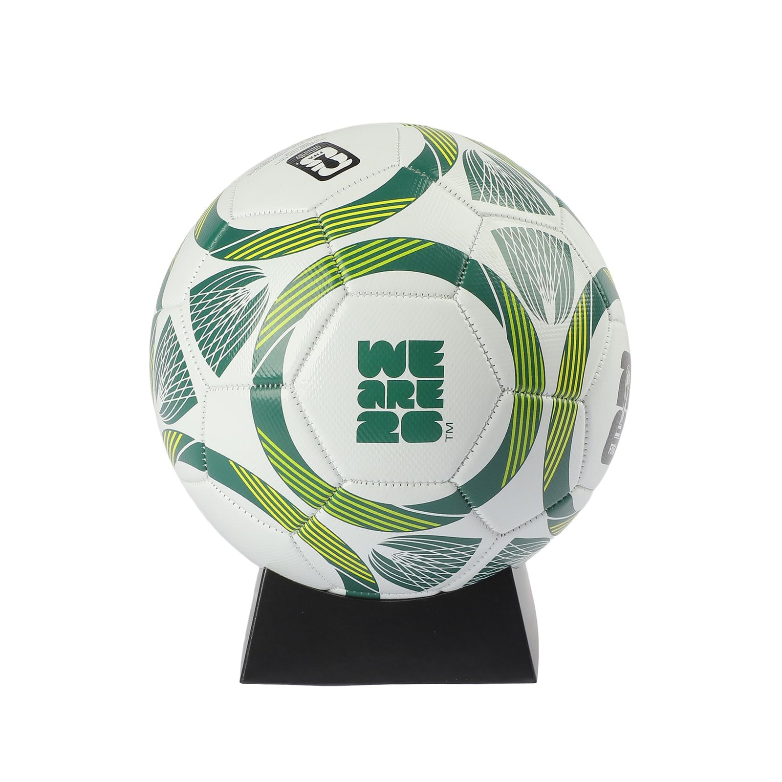 Hamleys Football Size 5 Synthetic Leather 32 Panel Match Ball White Green