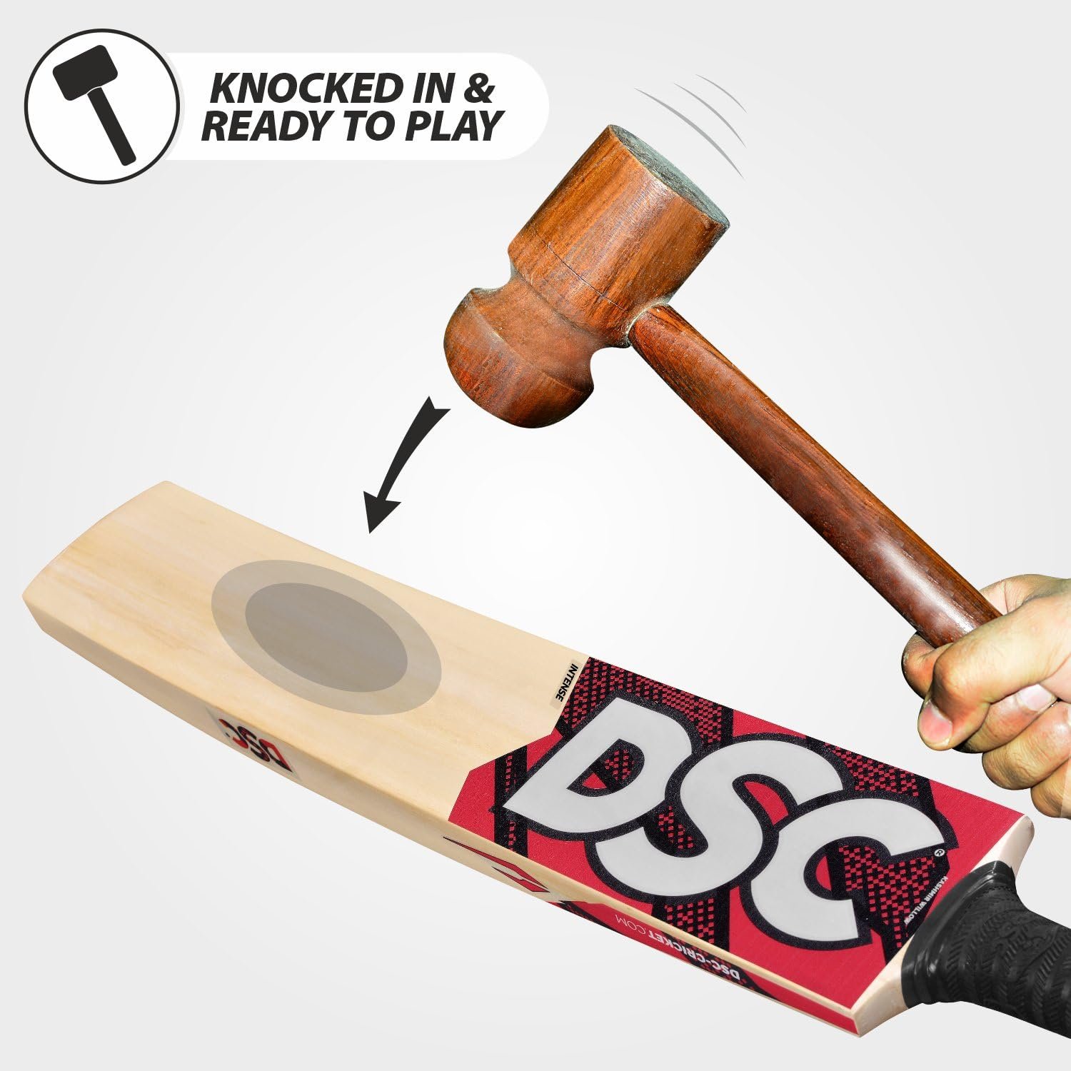 DSC Intense Clout Kashmir Willow Cricket Bat Short Handle Mens