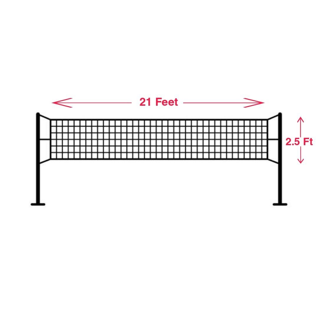 Durable Nylon Badminton Net for Indoor & Outdoor Play (Standard NET)