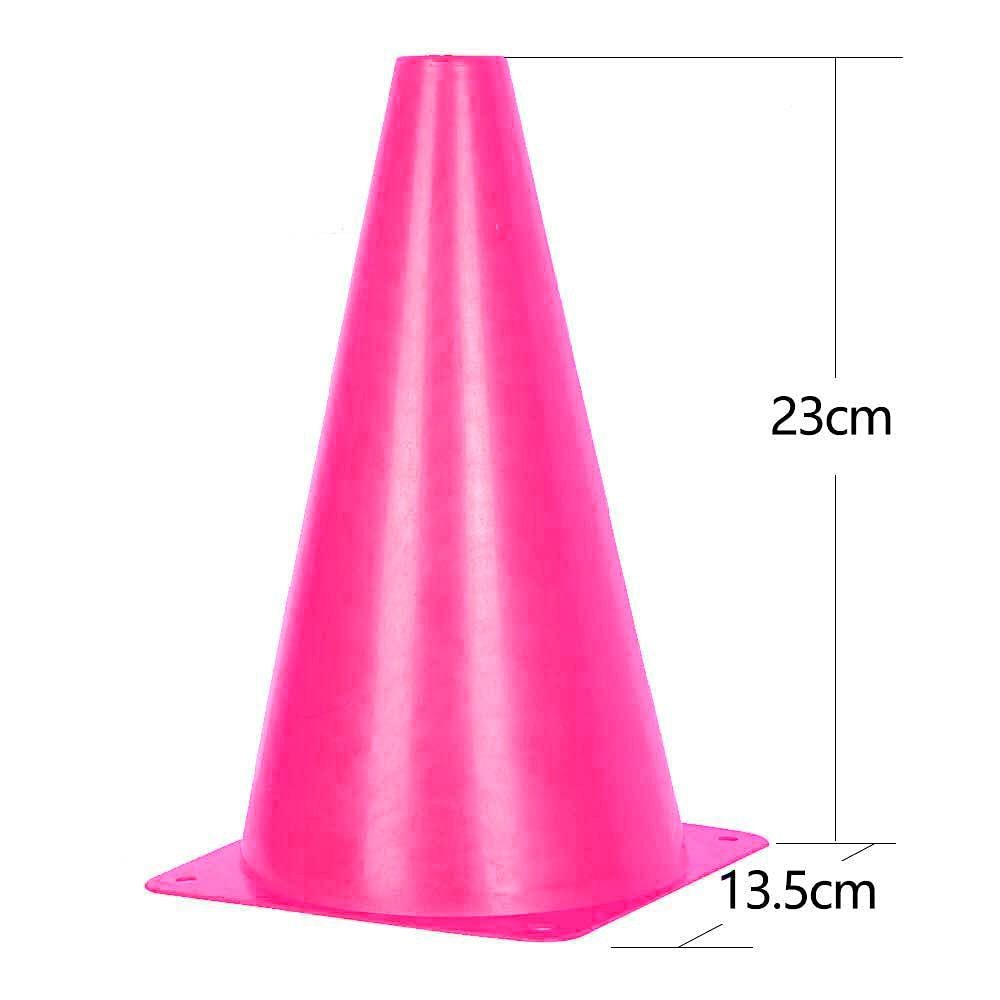9 inch Traffic Cones, Plastic Sport Cones, Soccer Training Cones for Outdoor Activity & Festive Events (Sets of 10/15/ 20)