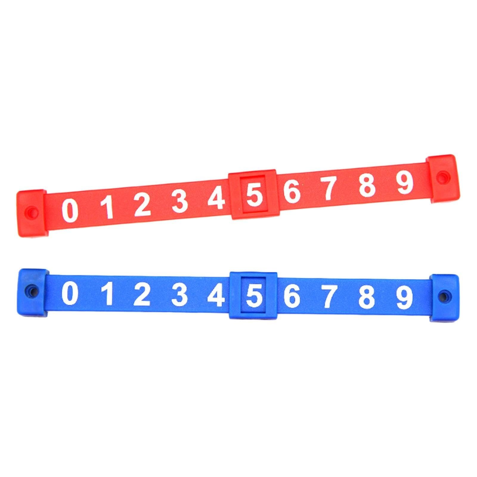 ® 2Pcs Foosball Score Counter Kids Foosball Counters Foosball Table Scoreboard Red and Blue