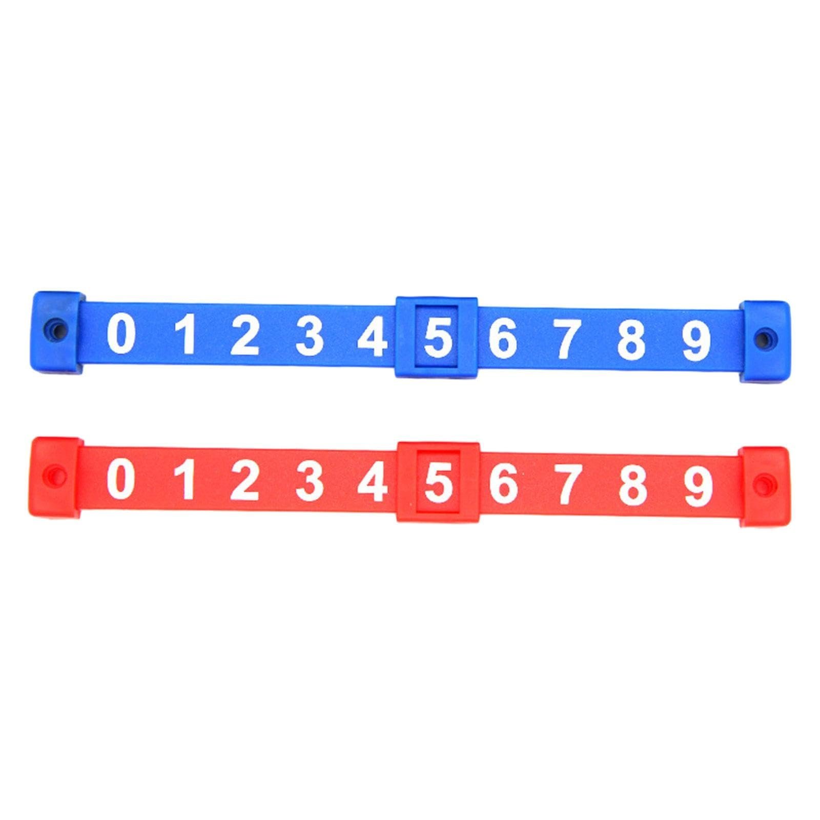 ® 2Pcs Foosball Score Counter Kids Foosball Counters Foosball Table Scoreboard Red and Blue