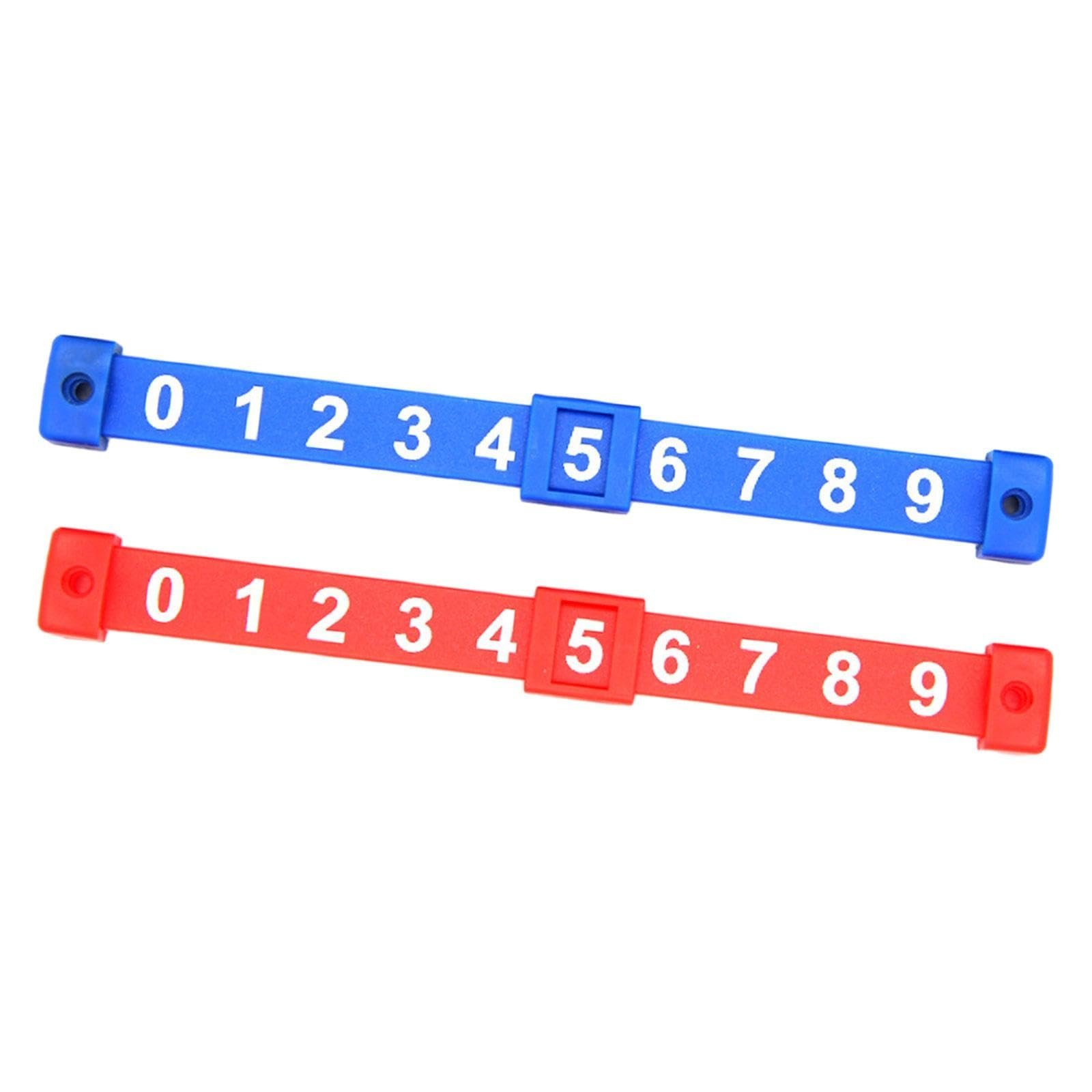® 2Pcs Foosball Score Counter Kids Foosball Counters Foosball Table Scoreboard Red and Blue