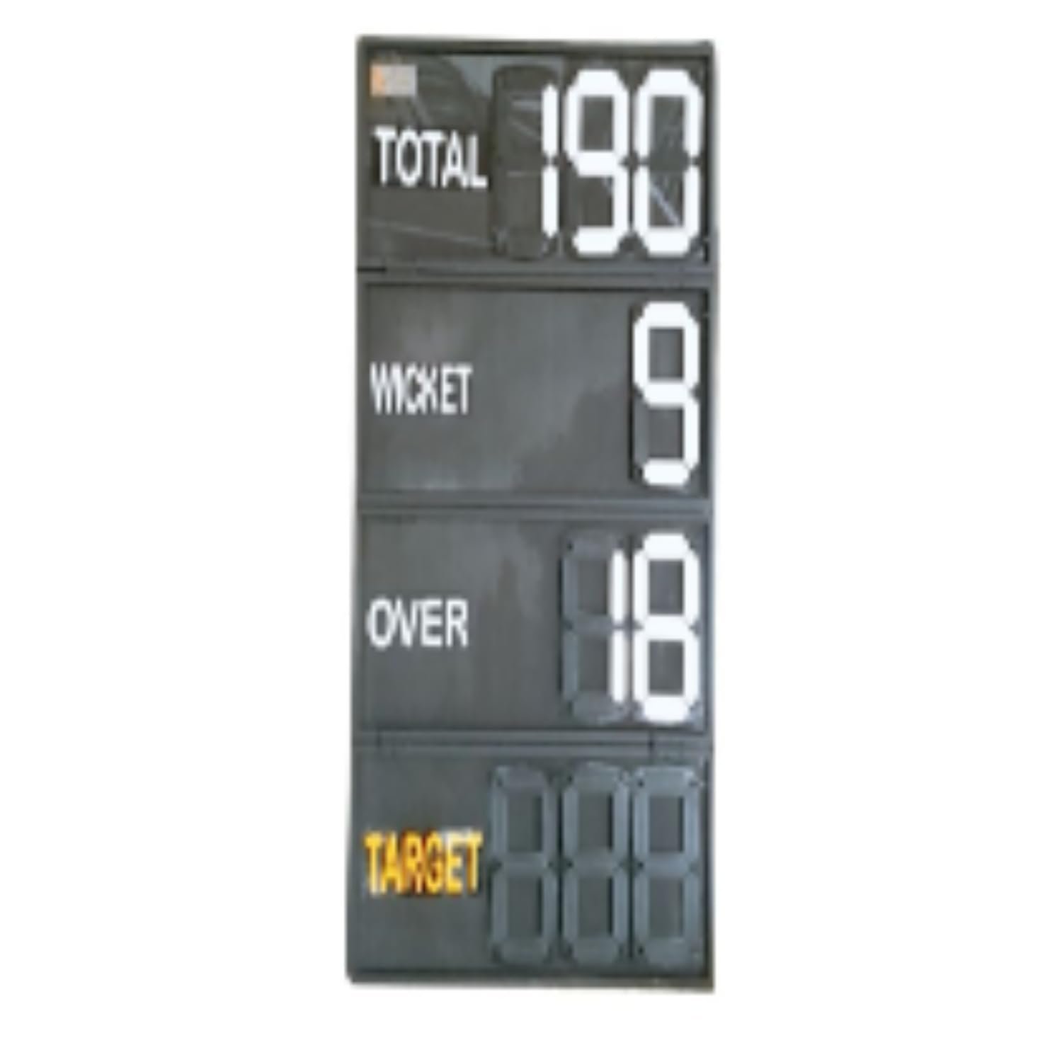 Cricket Scoreboard Mini Manual Portable Match Score Board with Score Wicket Over Target Display for Cricket Ground School Tournament Training