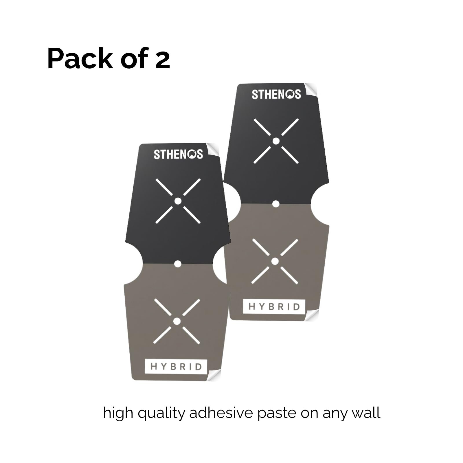 Hyrox Wall Ball Target Sticker Pack of 2, High Adhesive Wall Target Decals for Hyrox & Functional Fitness Training, Removable Renter Friendly Wall Ball Target Marker