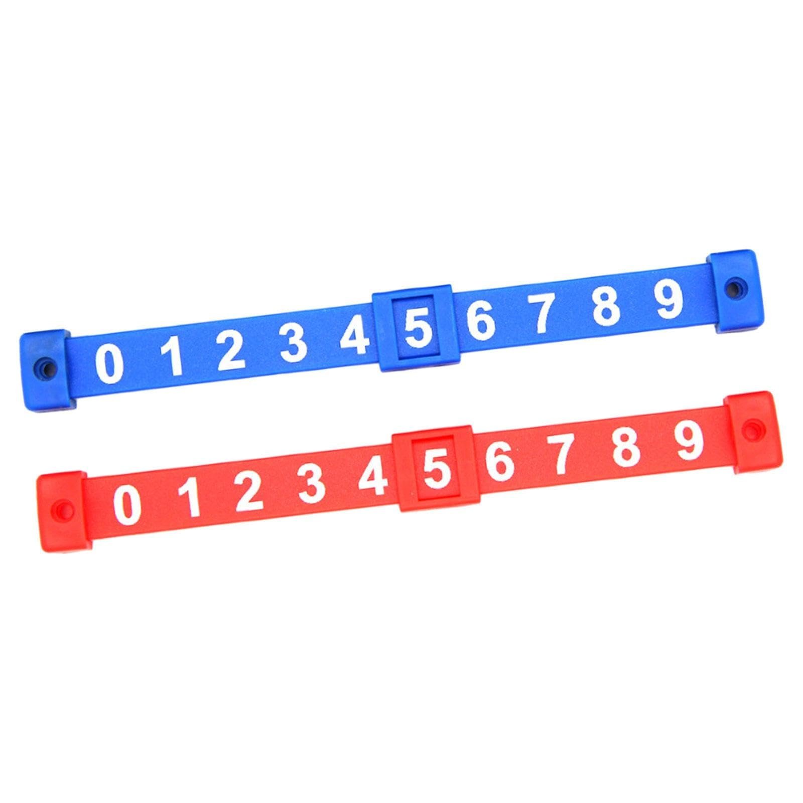 ® 2Pcs Foosball Score Counter Kids Foosball Counters Foosball Table Scoreboard Red and Blue