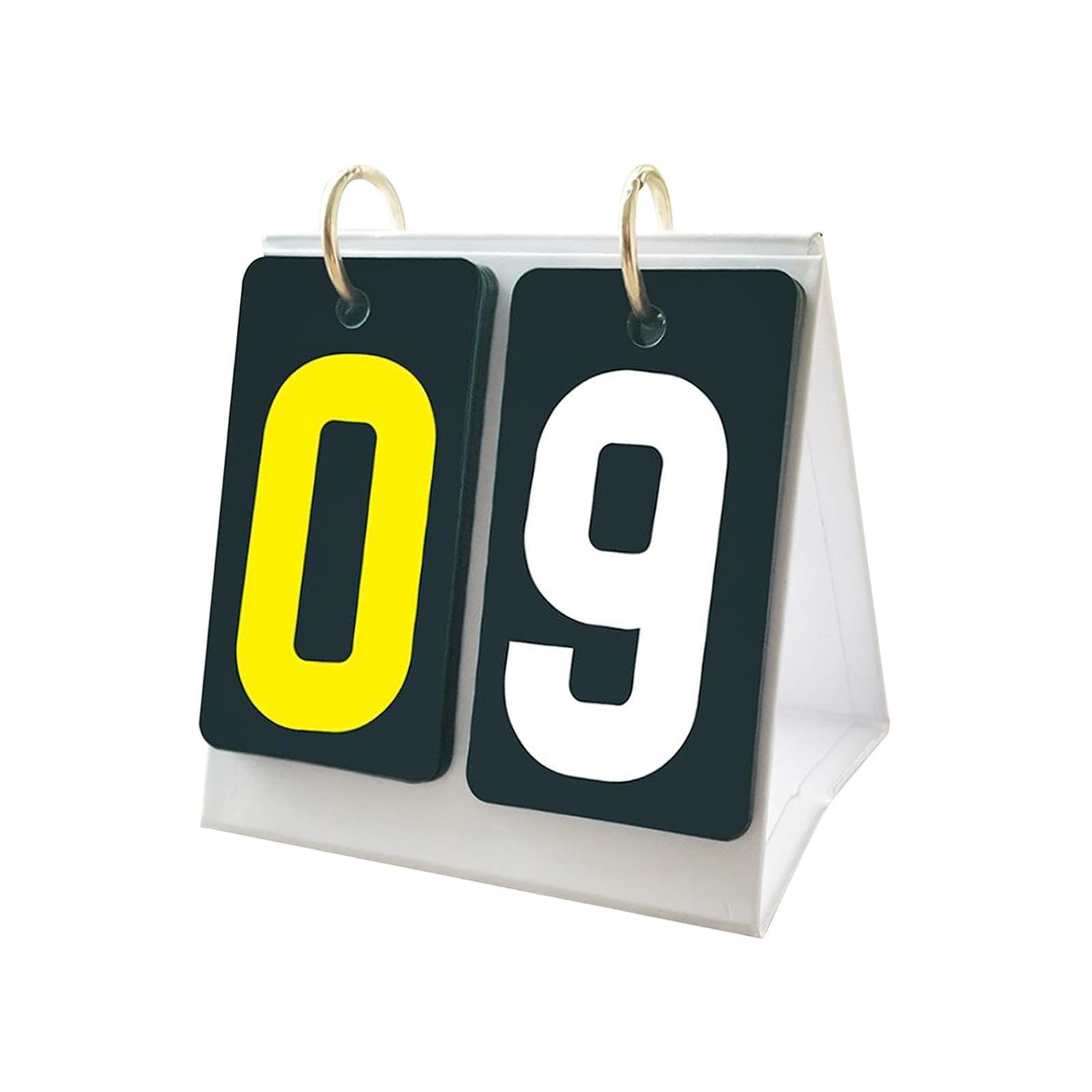 Tabletop Score Flipper 2 Digit Multi Sports Scoreboard for Tennis Team Games