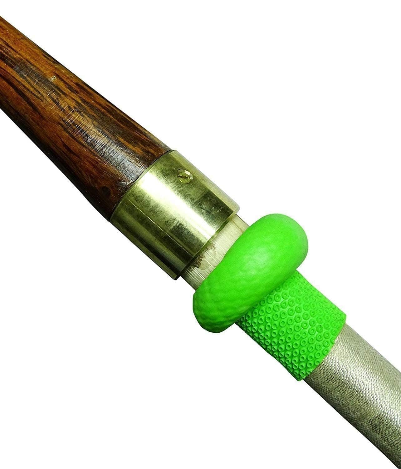 Rubber Cricket Bat Grips for Better Shock Absorption, Extra Cushioning for a Soft Touch, Pack of 6 with Bat Cone,Color May Vary