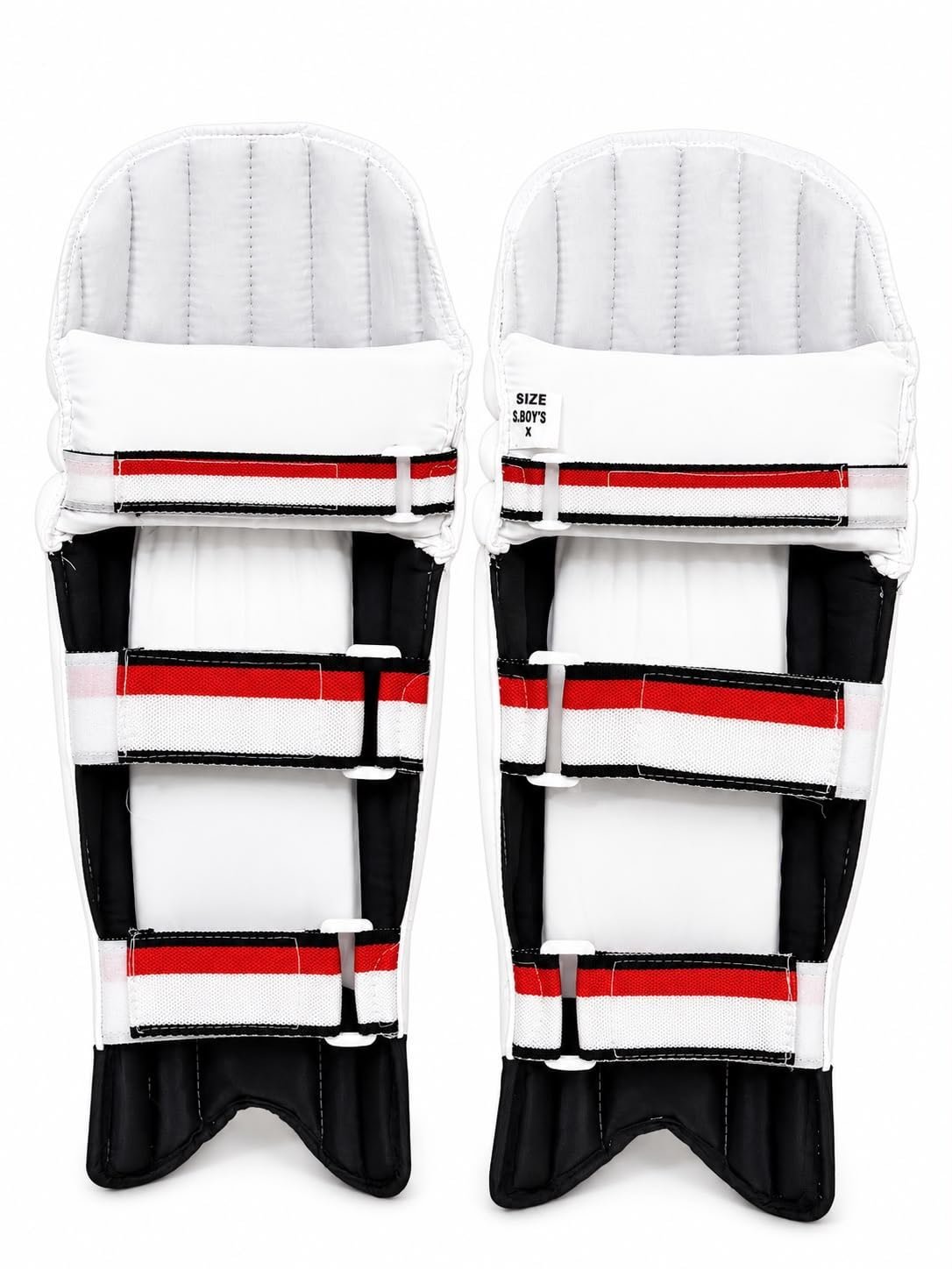 Boy Cricket Batting Legguard Pads for Boys Advanced Shock Absorption, High-Density Foam Padding, Adjustable Straps, (21 INCH)