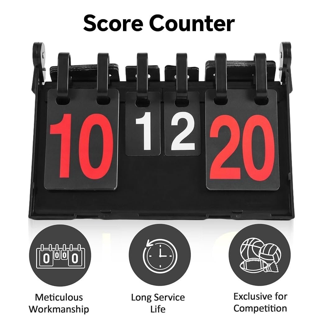 Portable Flip Scoreboard for Football and Basketball Match