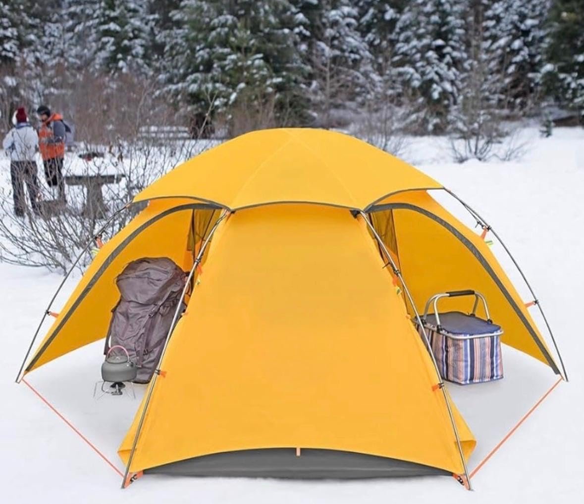 Waterproof Lightweight Dome Camping Tent for 2-3 People Hiking, Trekking, Travel and Outdoor Use