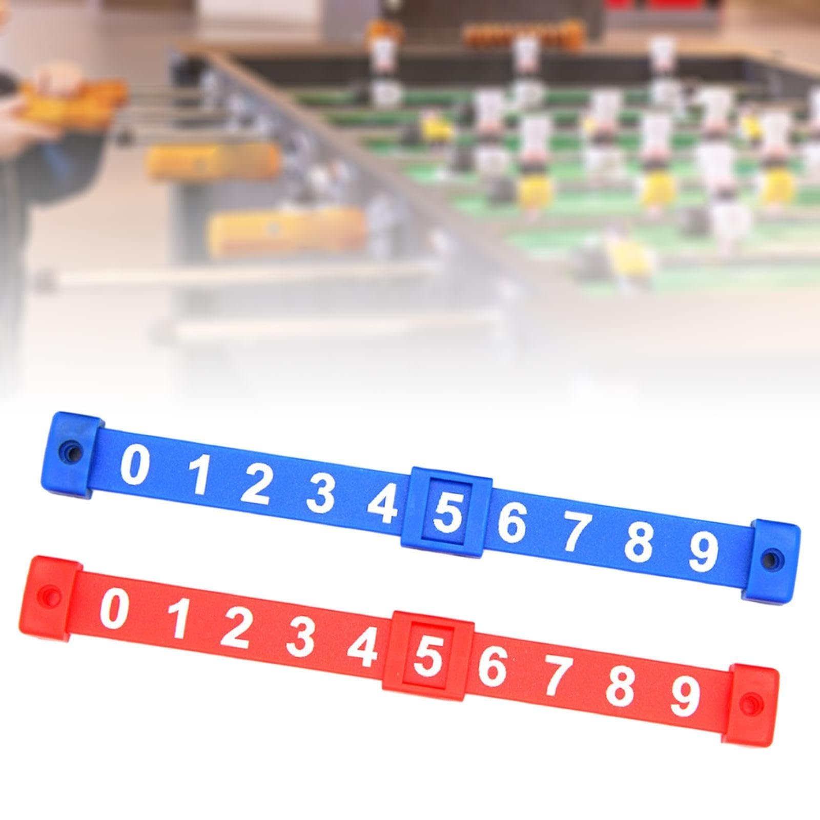 ® 2Pcs Foosball Score Counter Kids Foosball Counters Foosball Table Scoreboard Red and Blue