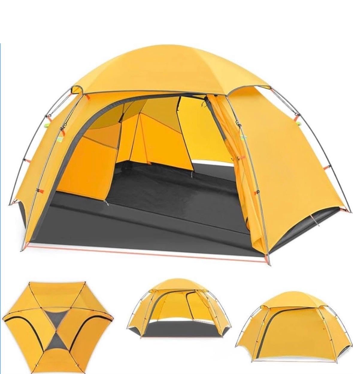Waterproof Lightweight Dome Camping Tent for 2-3 People Hiking, Trekking, Travel and Outdoor Use