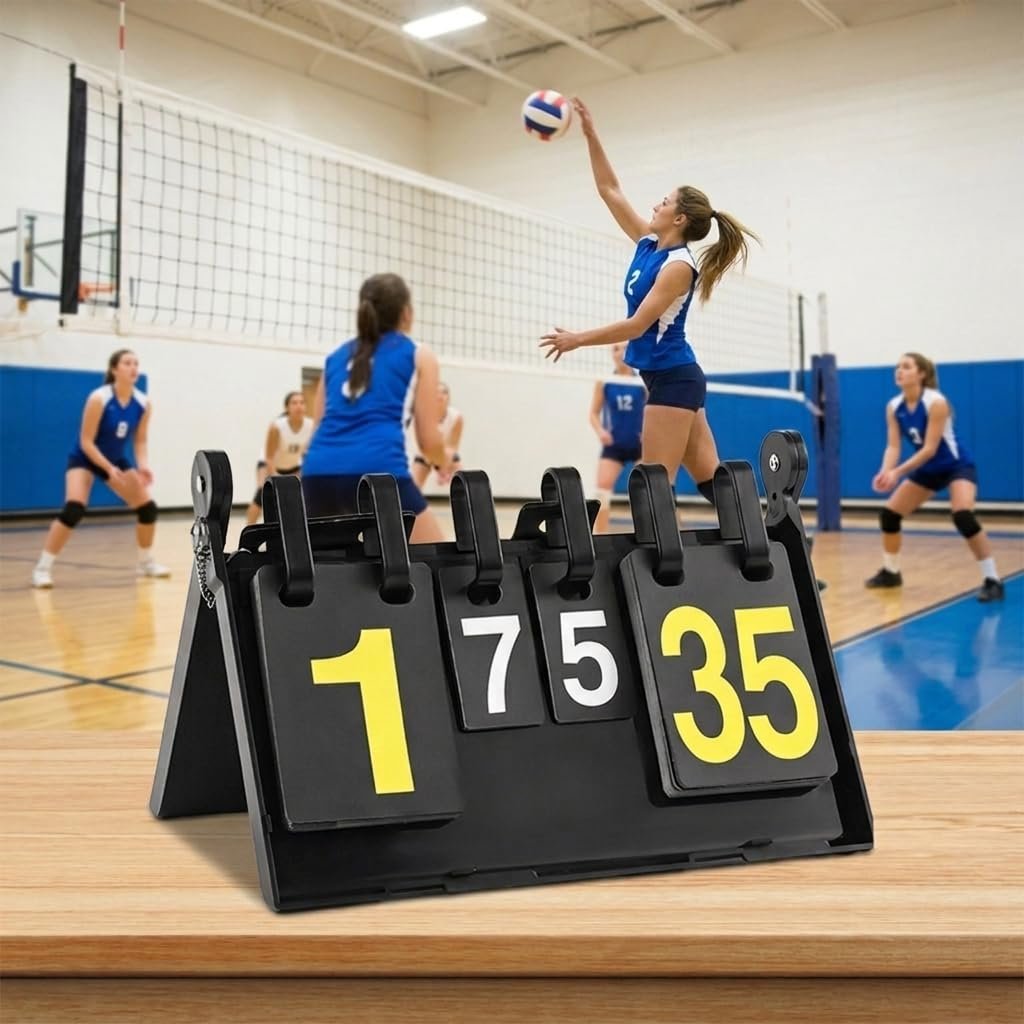 Portable Flip Scoreboard for Football and Basketball Match