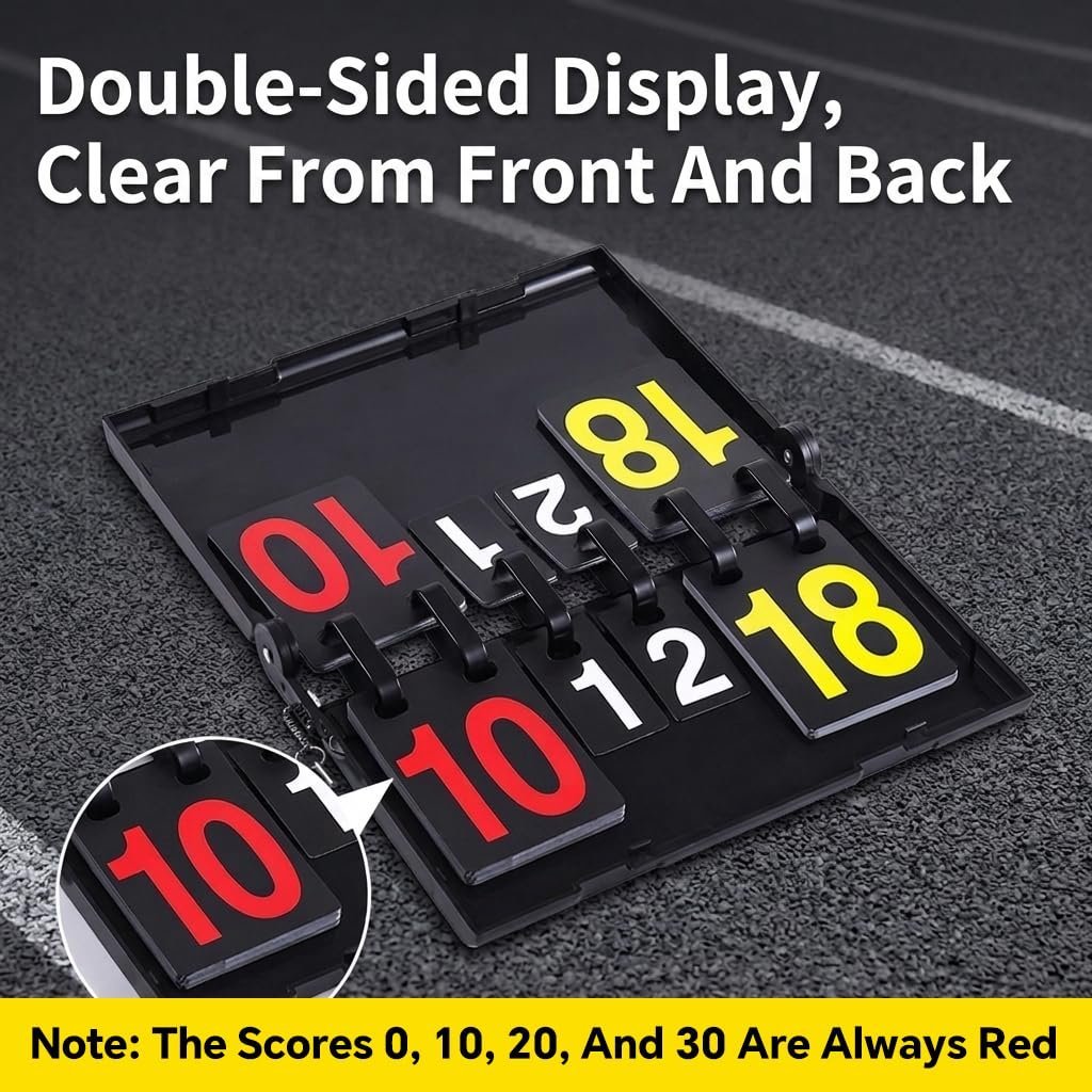Portable Flip Scoreboard for Football and Basketball Match