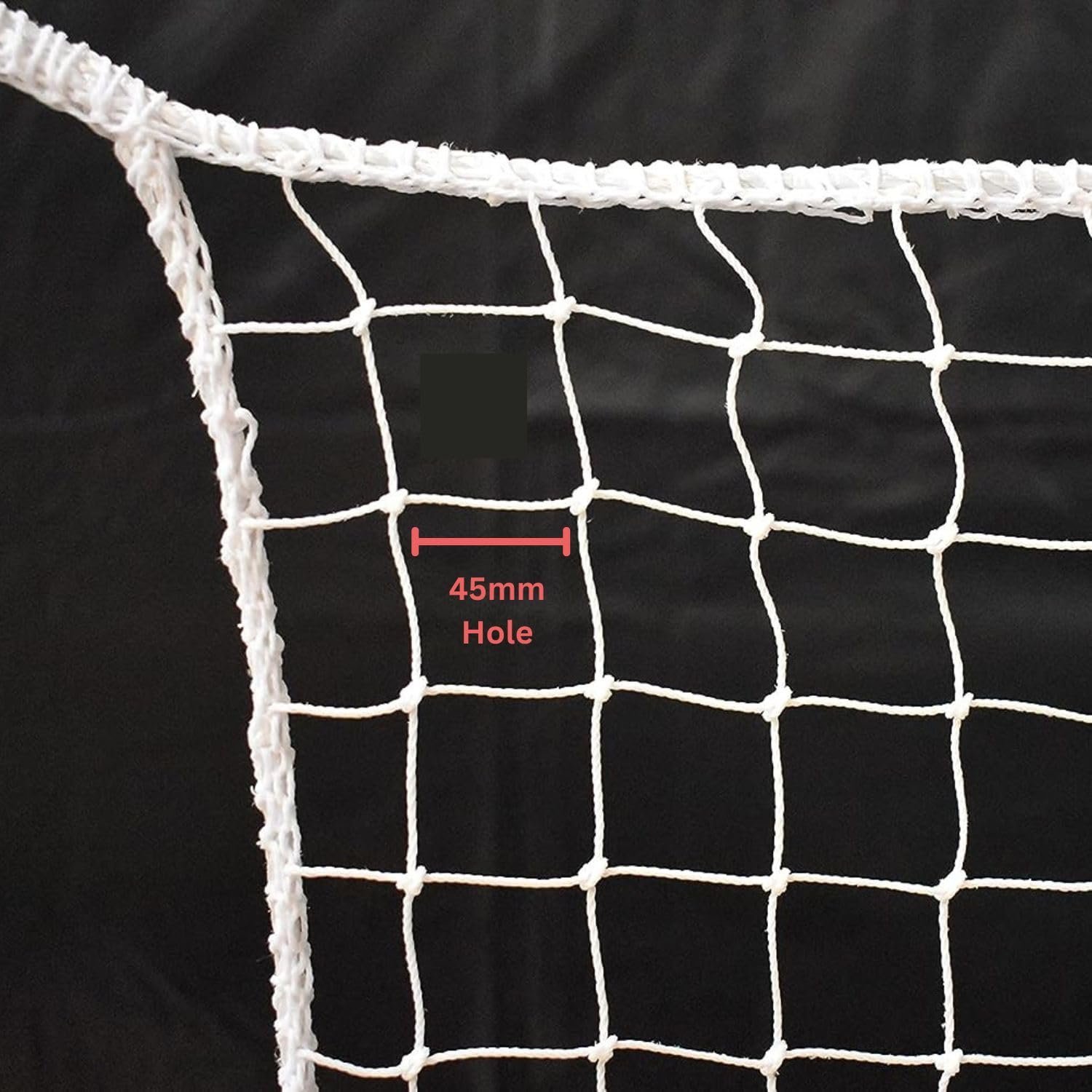 2mm 36 Ply Cricket Batting Practice Net Regular Training Netting for Outdoor Backyard Ground Sports (2mm Thickness) (12FtX30Ft, White)
