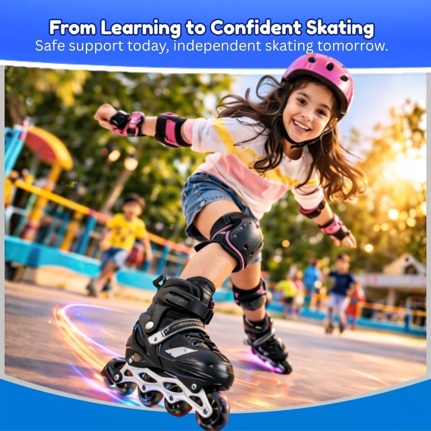 Adjustable Roller Skates for Kids, Quad Roller Skates Shoes