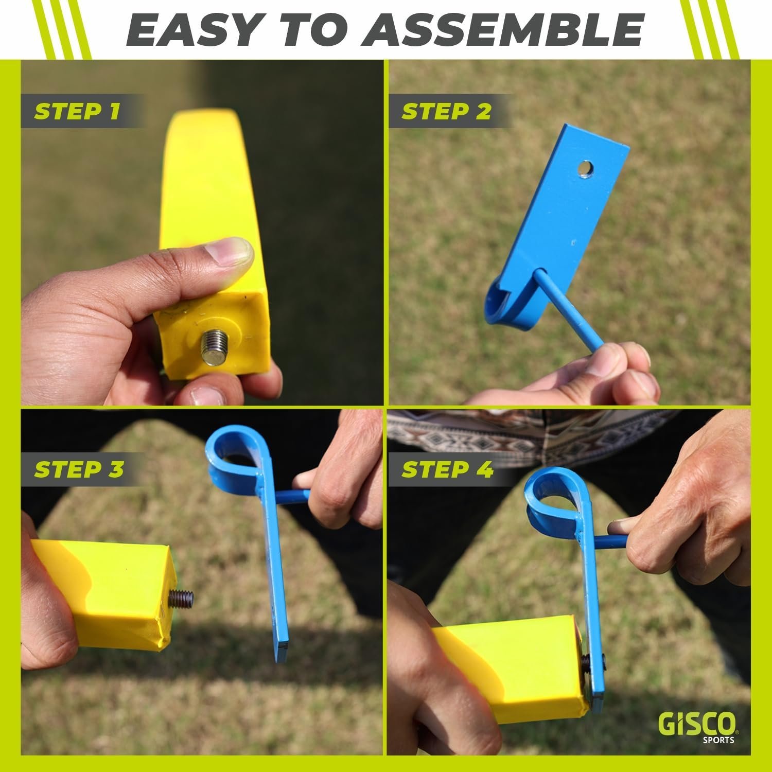 Cricket Flexi Stump | Flexible & Durable Wicket for Training | Portable Cricket Practice Equipment for Indoor & Outdoor Use (Single Flexi Stump)