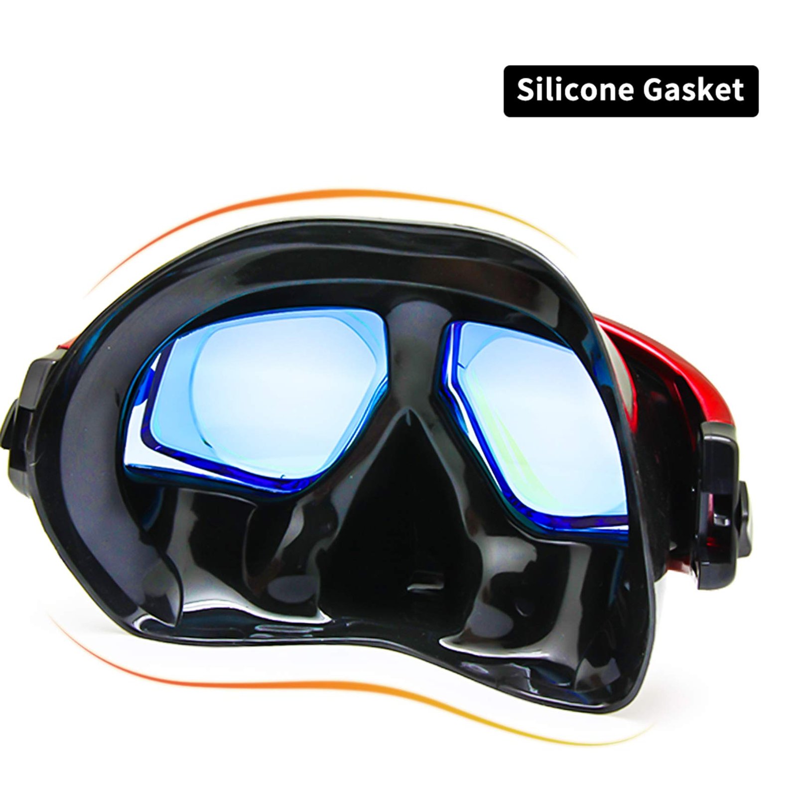 Generic Rx Optical Diving Gear Kit Hyperopia Myopia Snorkel Set Dry Top Scuba Mask Wide Vision Anti-Fog UV400