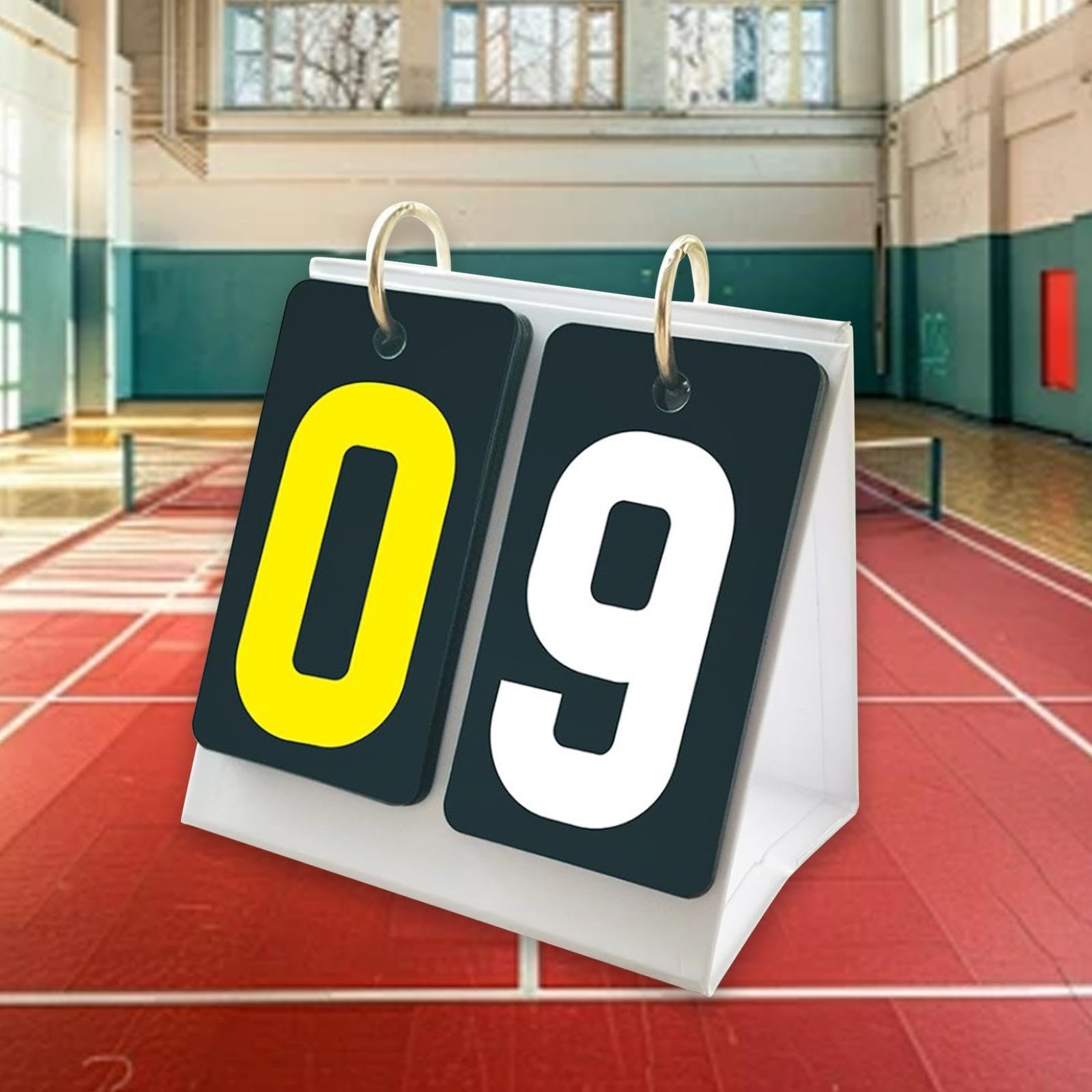 Tabletop Score Flipper 2 Digit Multi Sports Scoreboard for Tennis Team Games