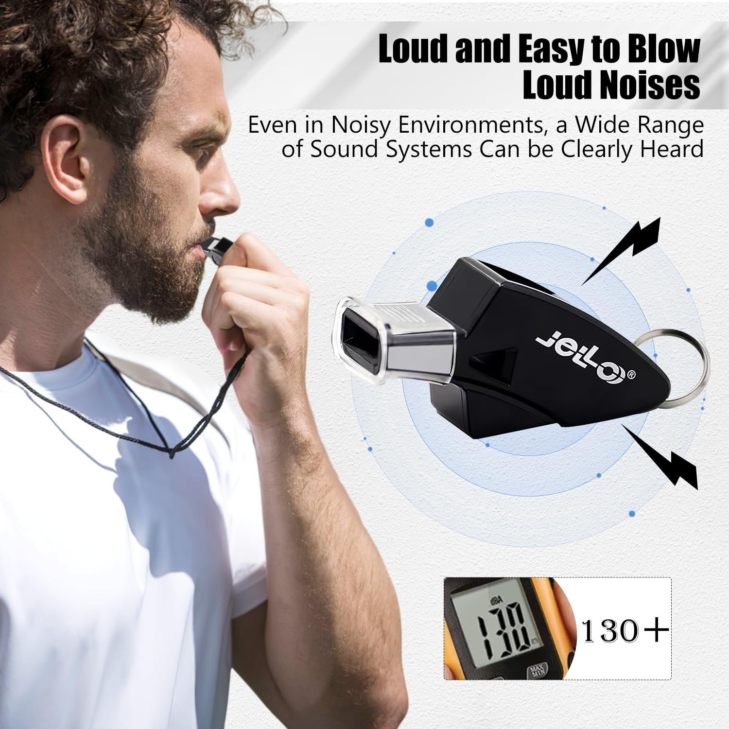 ® Whistle for Sports Coach with Loud Clear Sound, Durable PVC, and Easy Blow Penetrating Sound | Long-Lasting Material | Effortless Blowing | Lightweight | Multi-Sport Use